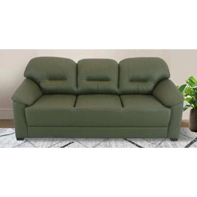 Muebles casa croma leatherette 3 seater sofa discount